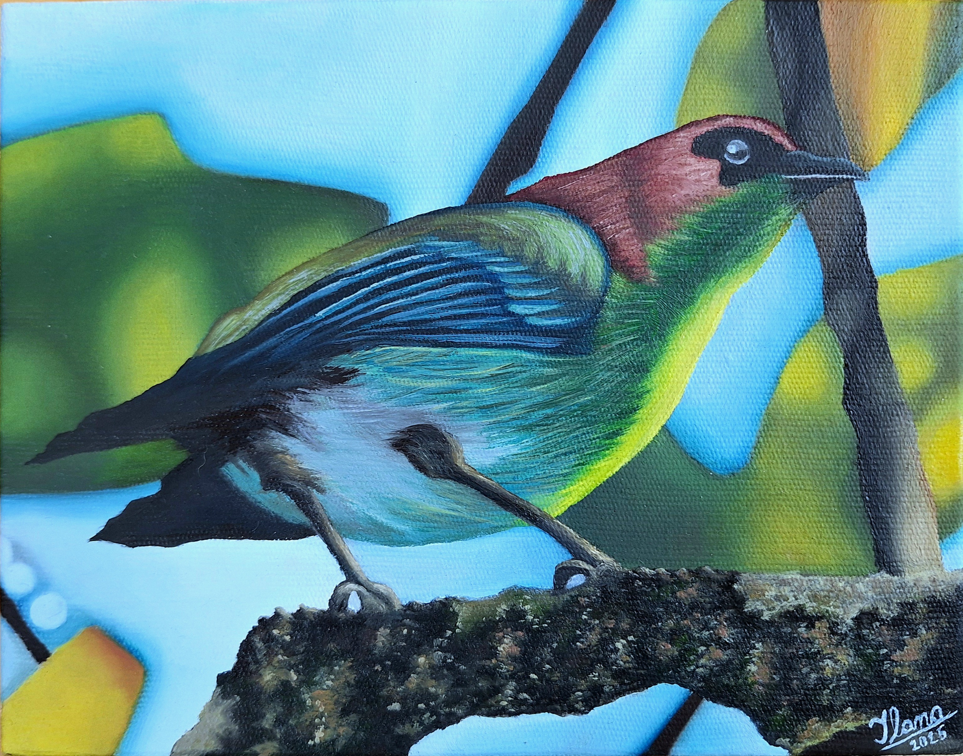 Obra Passarinho no Itacolomi
